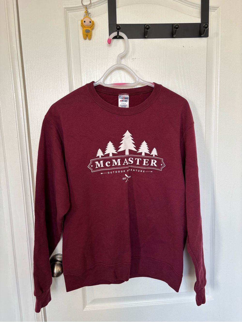 Men's McMaster Maroon Crewneck Sweatshirt - Outdoor Adventure